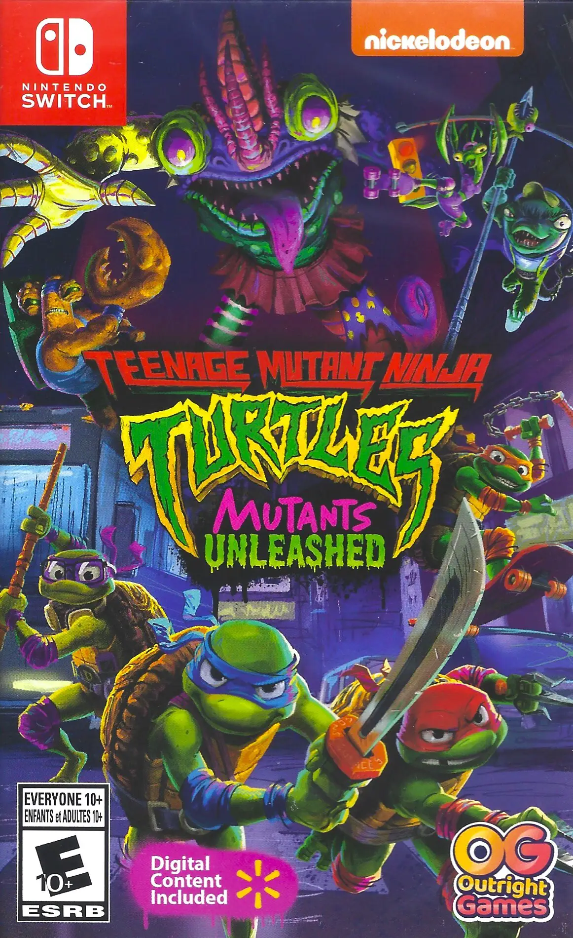 Capa de TMNT: Mutants Unleashed [Walmart]