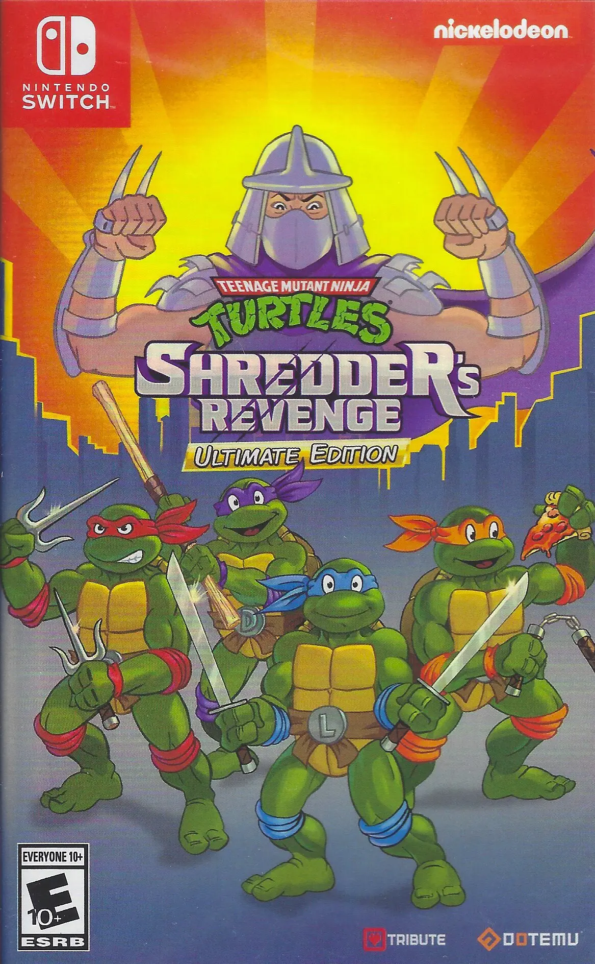 Capa de TMNT: Shredder’s Revenge [Ultimate Edition Convention Exclusive]