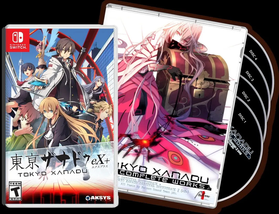 Capa de Tokyo Xanadu eX+ [Aksys Store Exclusive]