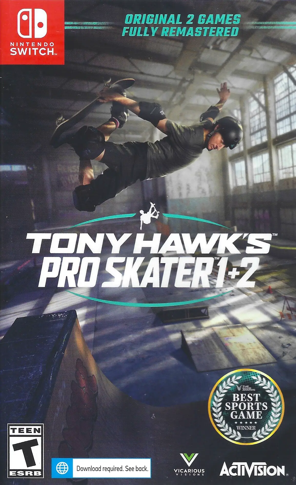 Capa de Tony Hawk's Pro Skater 1 + 2