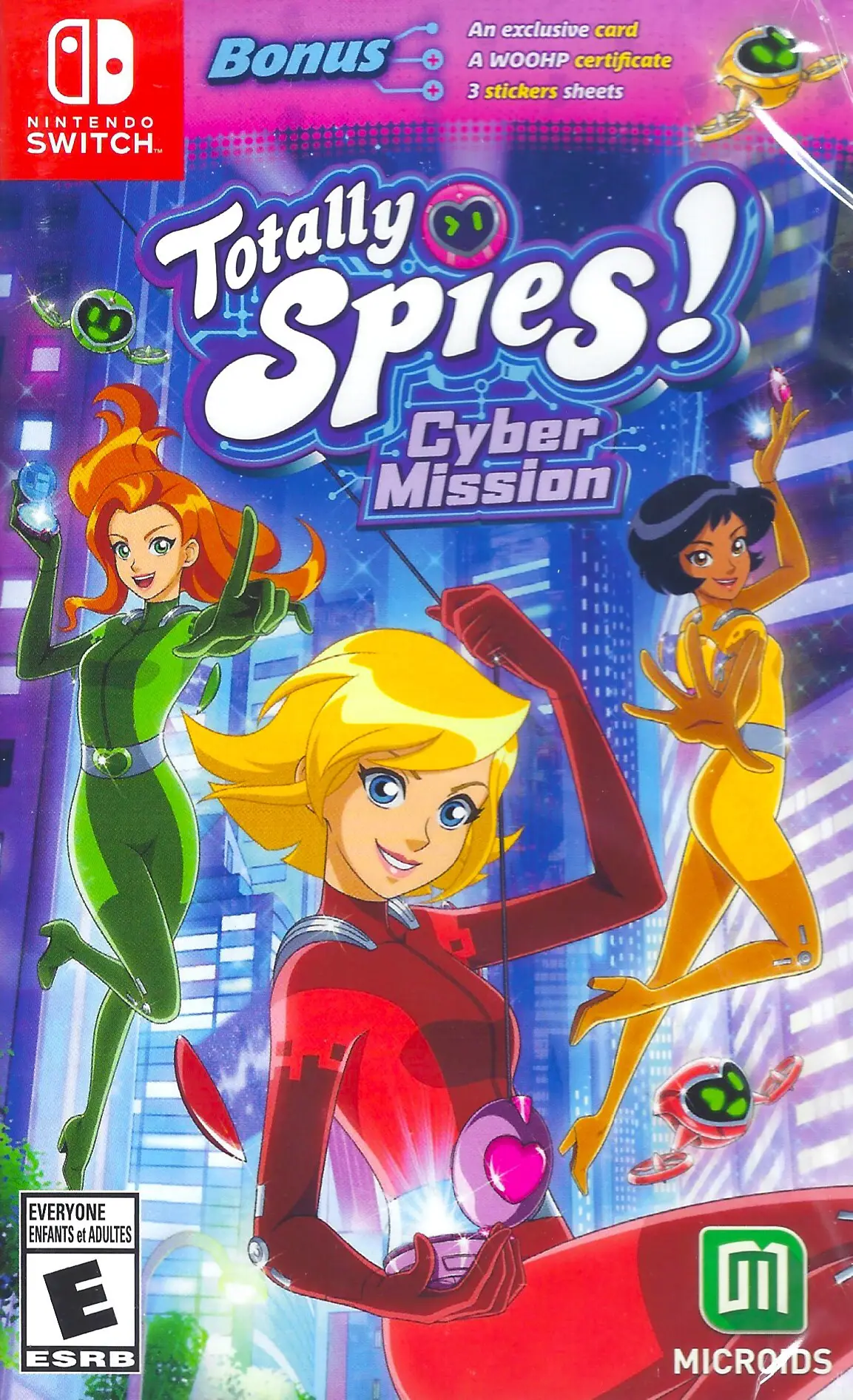 Capa de Totally Spies! Cyber Mission