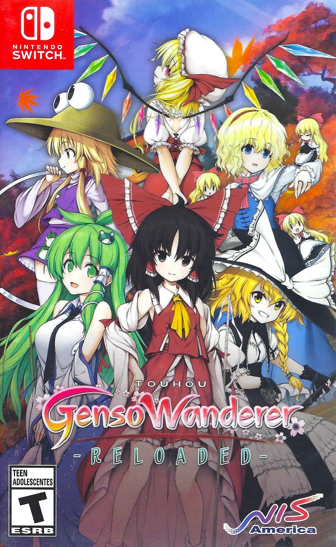 Capa de Touhou Genso Wanderer Reloaded