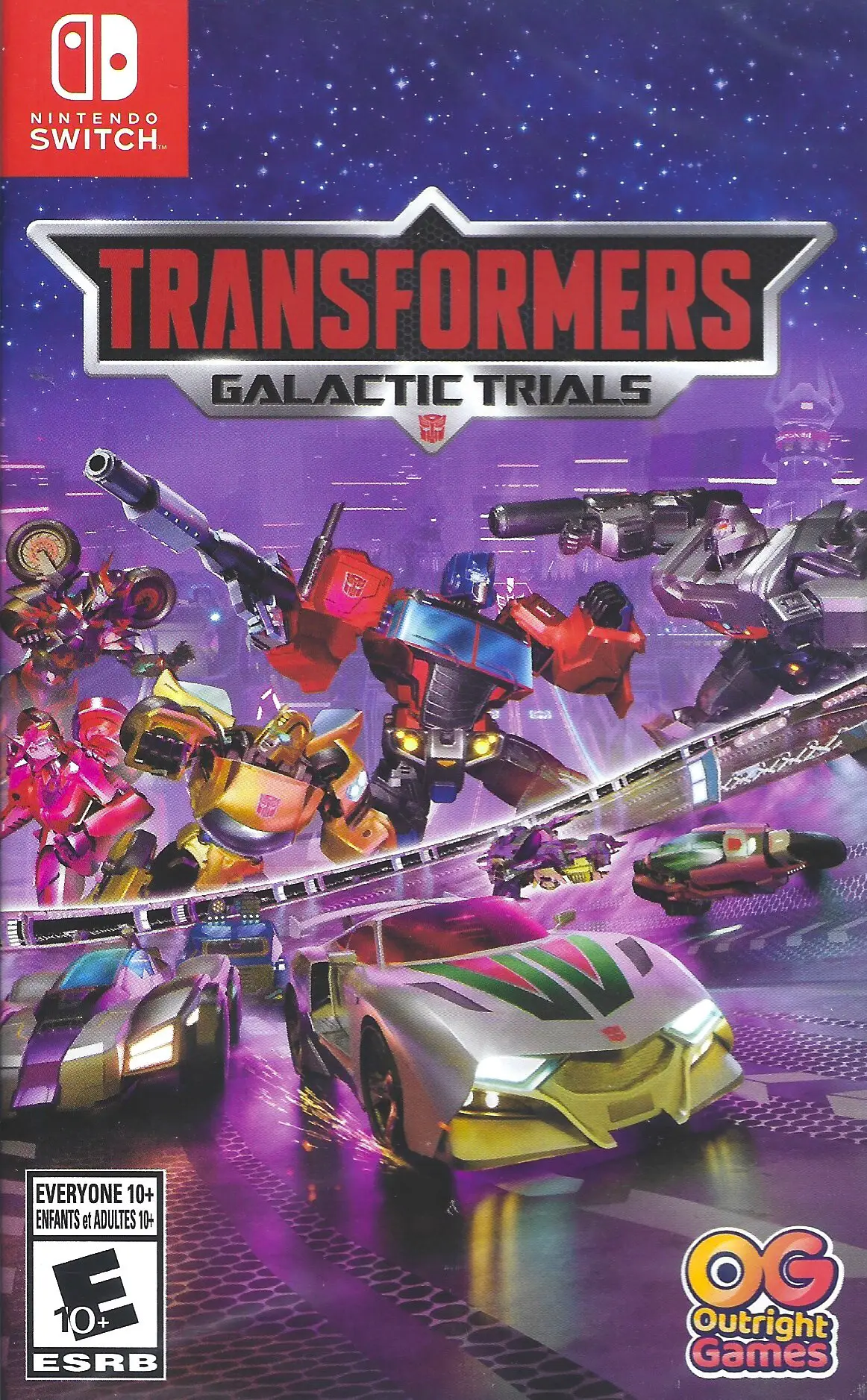 Capa de Transformers: Galactic Trials