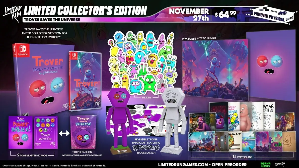 Capa de Trover Saves the Universe [Collector's Edition]