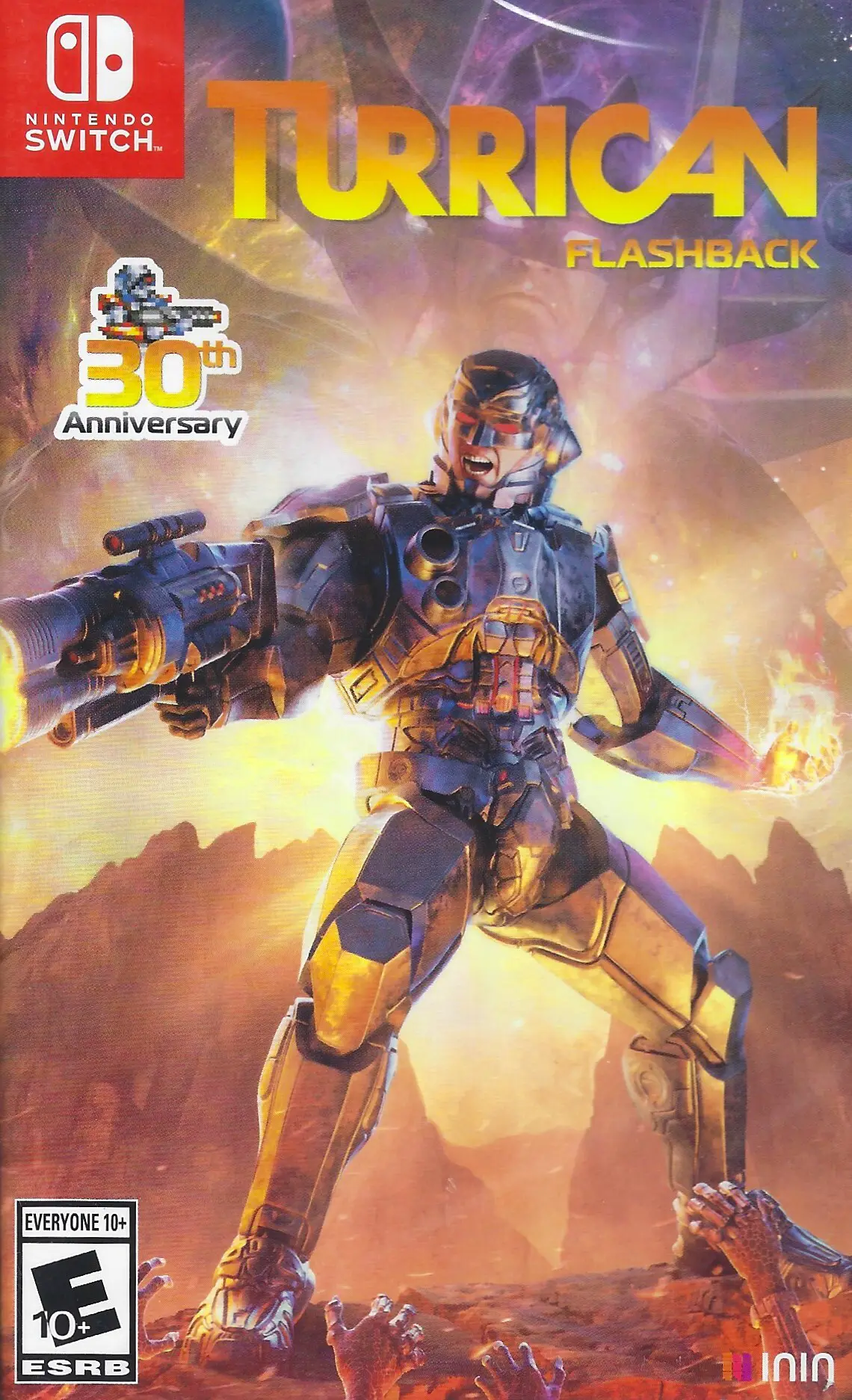 Capa de Turrican Flashback