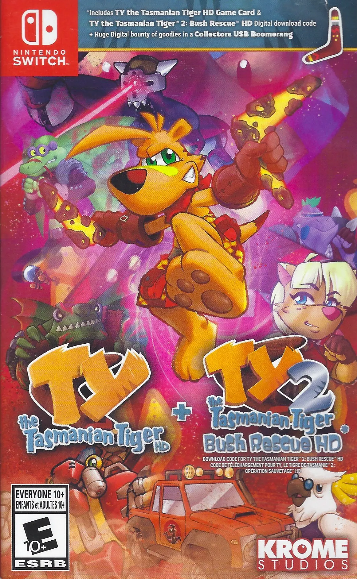 Capa de Ty The Tasmanian Tiger HD + Ty The Tasmanian Tiger 2: Bush Rescue HD Bundle