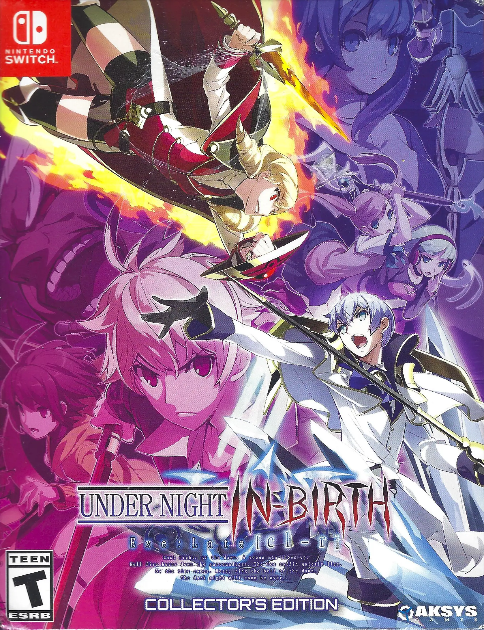 Capa de Under Night In-Birth Exe:Late[cl-r] [Collector's Edition]