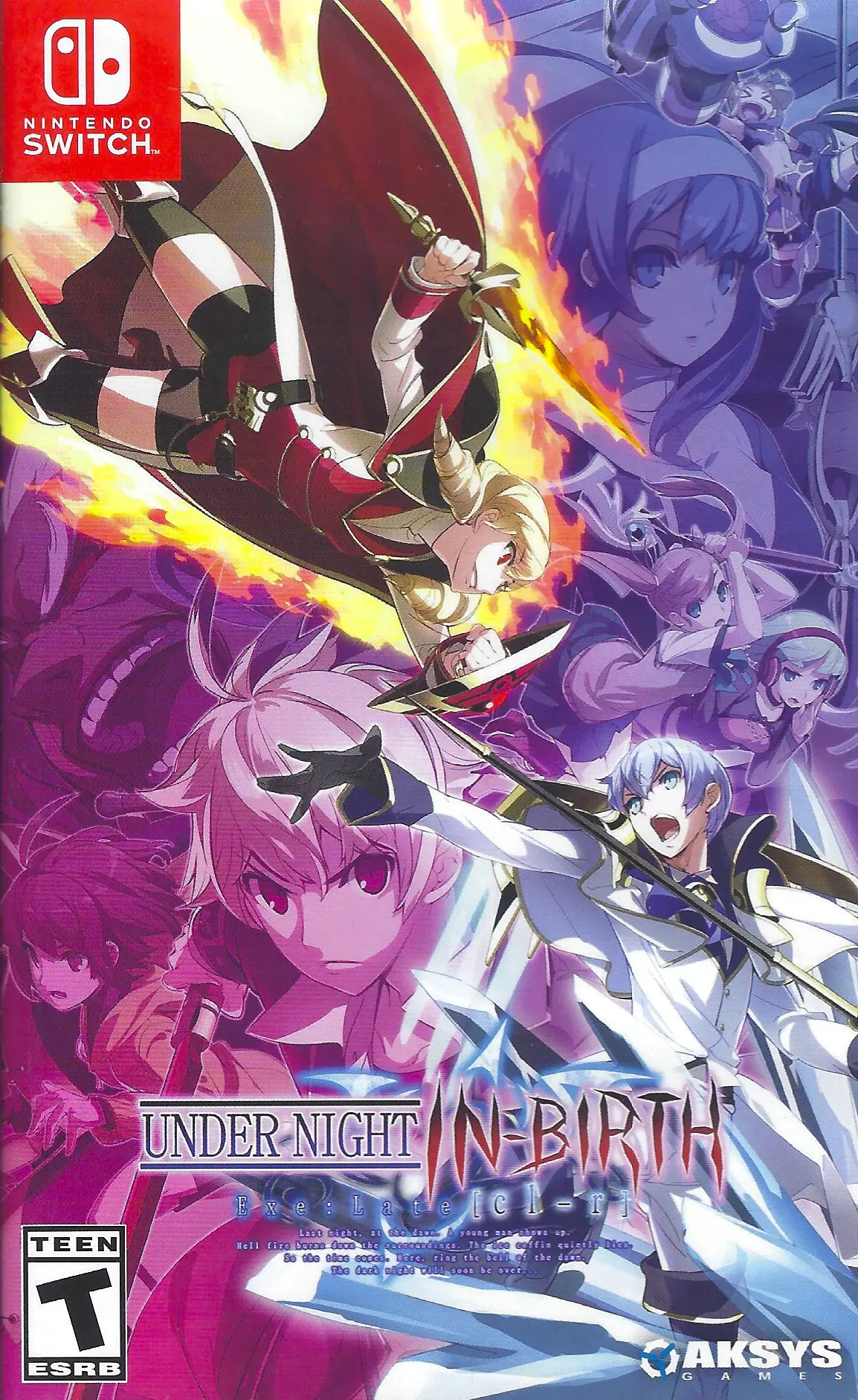 Capa de Under Night In-Birth Exe:Late[cl-r]