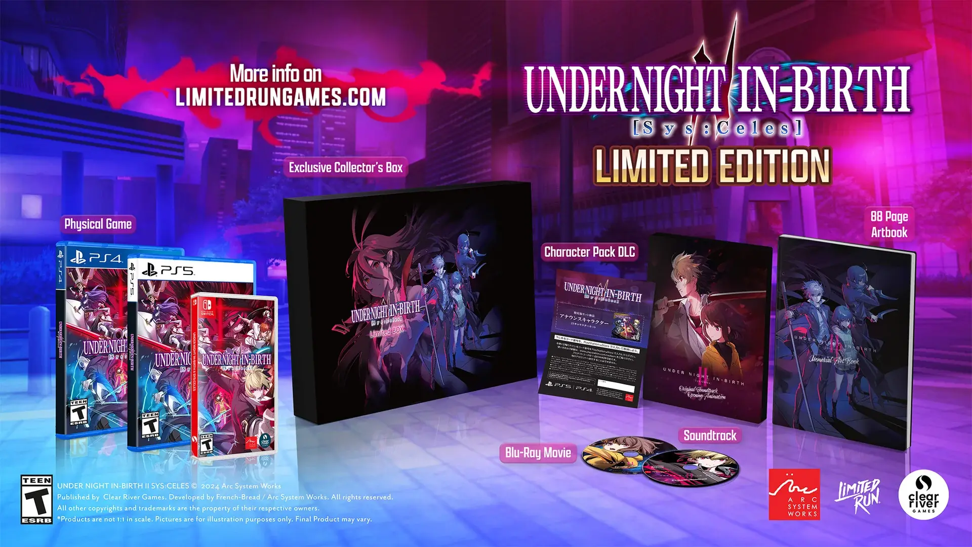 Capa de Under Night In-Birth II Sys:Celes [Limited Edition]