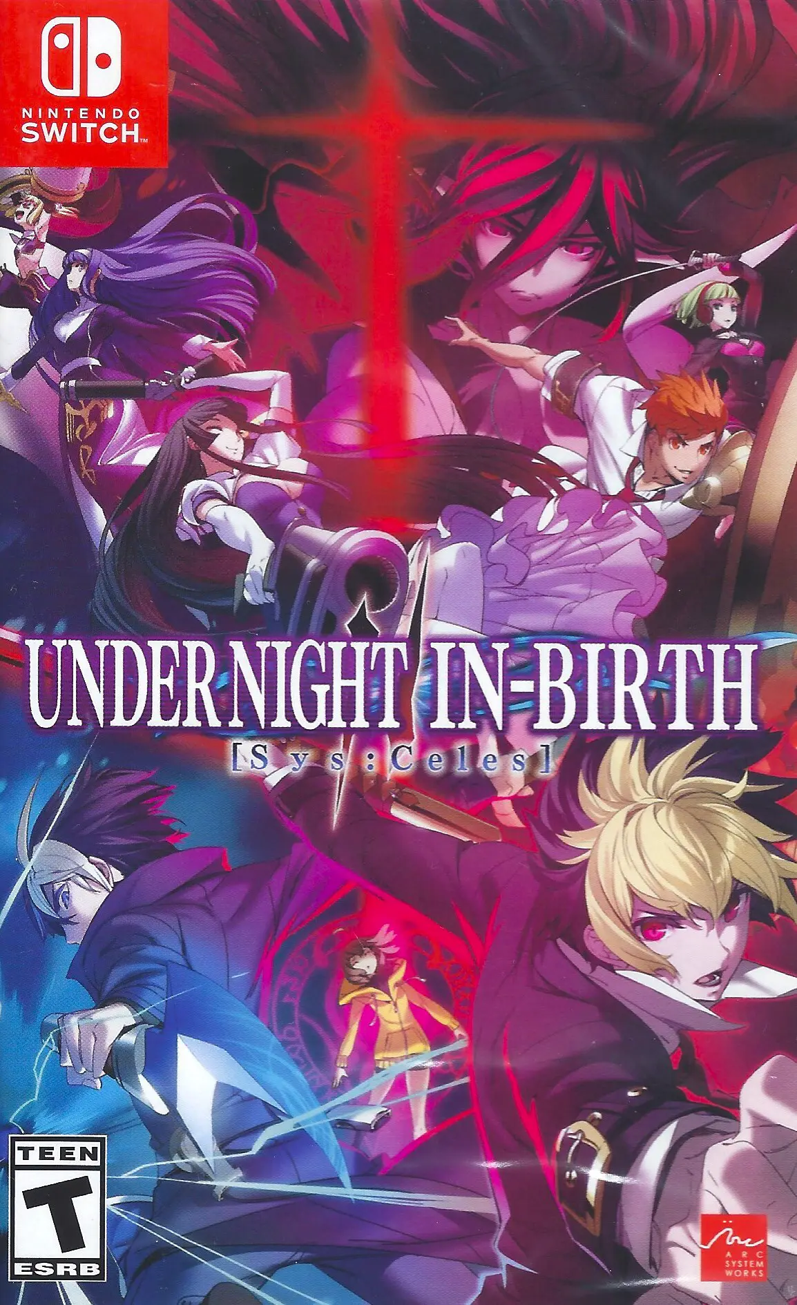 Capa de Under Night In-Birth II Sys:Celes