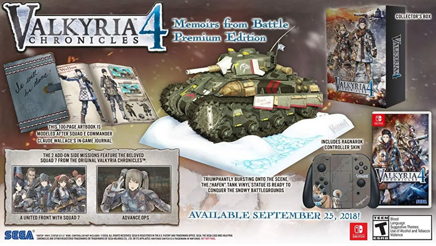 Capa de Valkyria Chronicles 4 [Memoirs From Battle Edition]