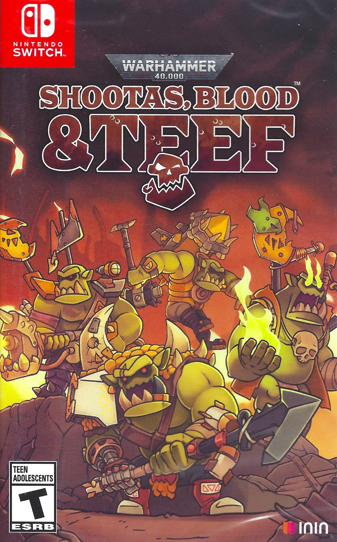 Capa de Warhammer 40,000: Shootas, Blood & Teef