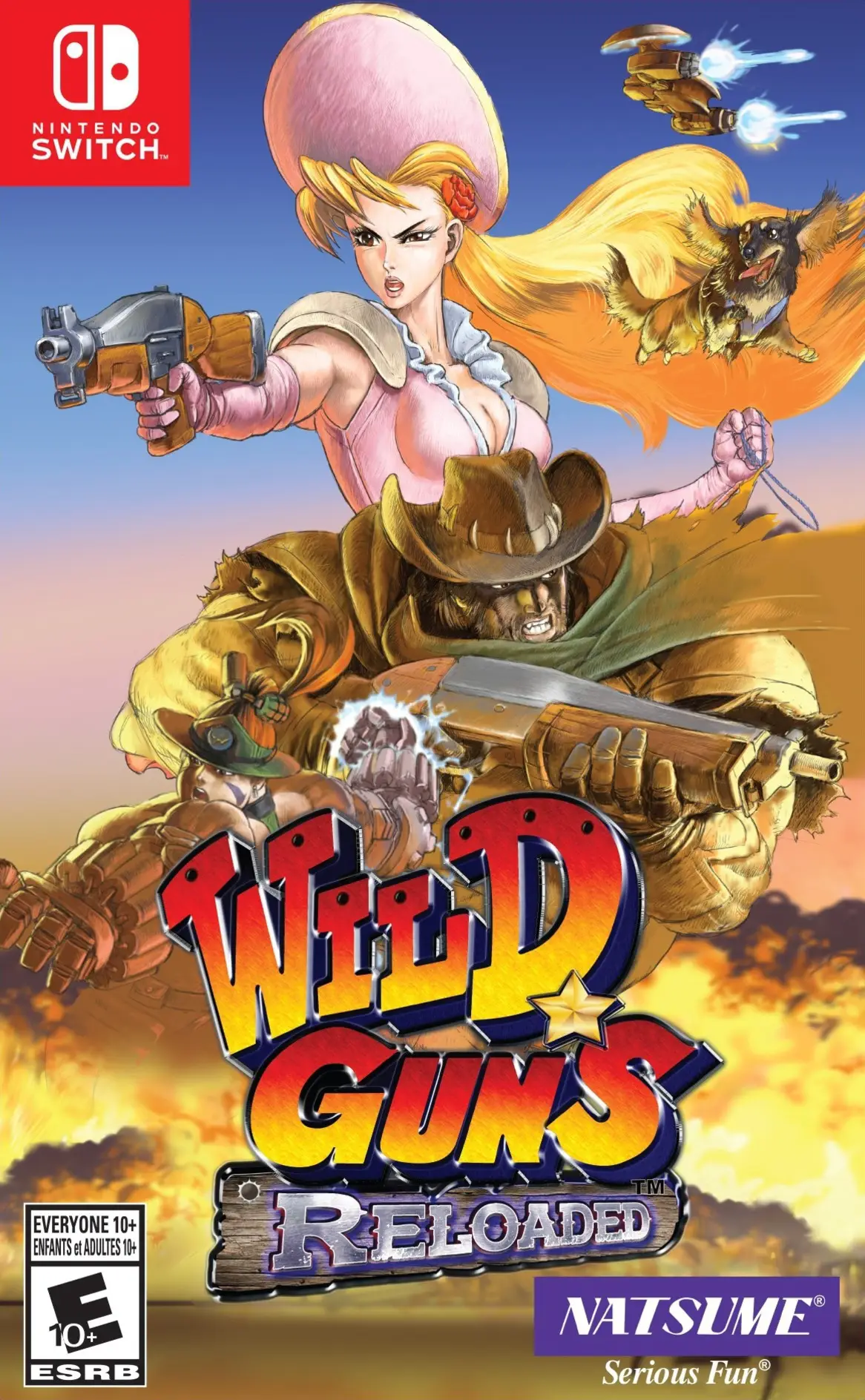 Capa de Wild Guns Reloaded