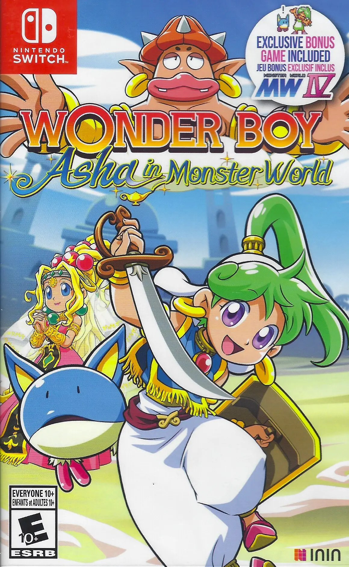 Capa de Wonder Boy: Asha in Monster World