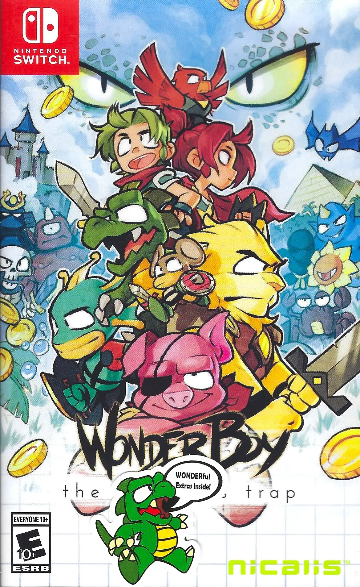 Capa de Wonder Boy: The Dragon's Trap