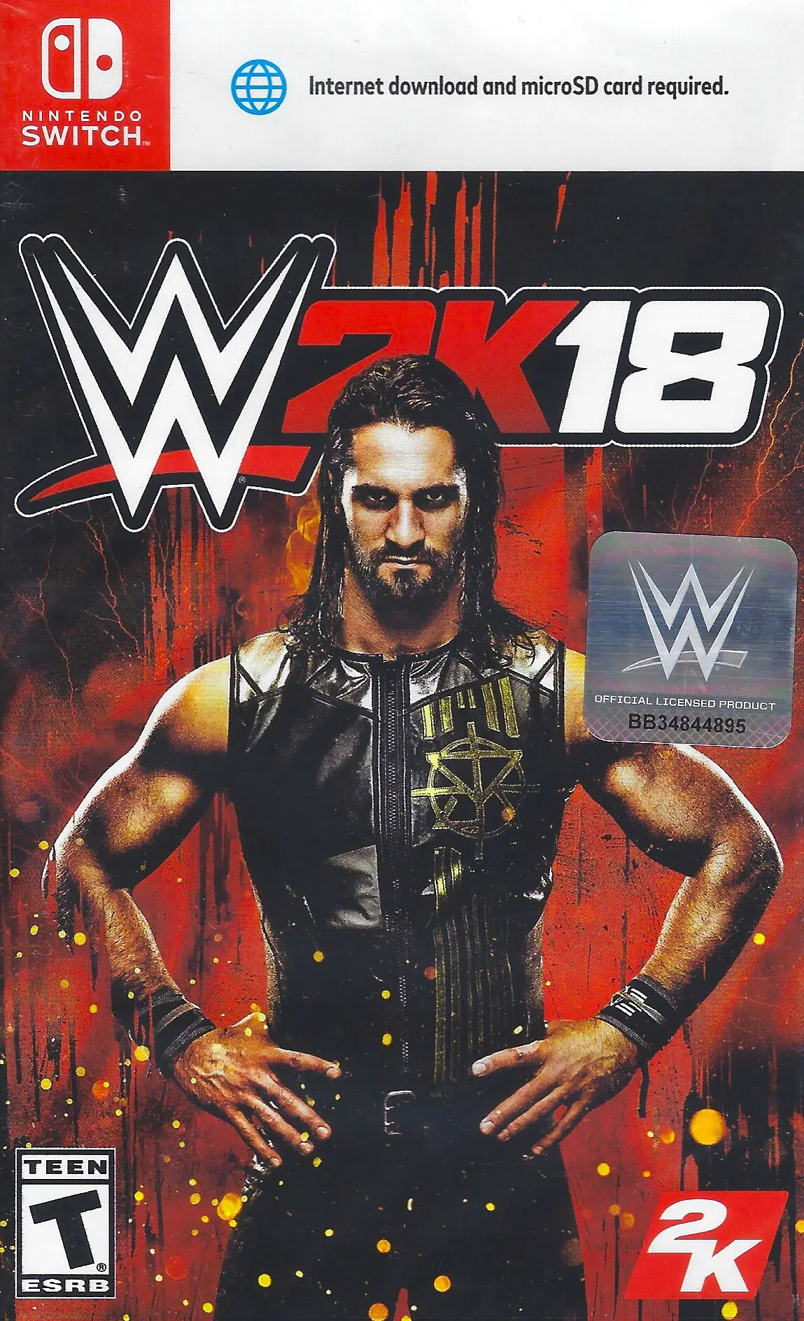 Capa de WWE 2K18