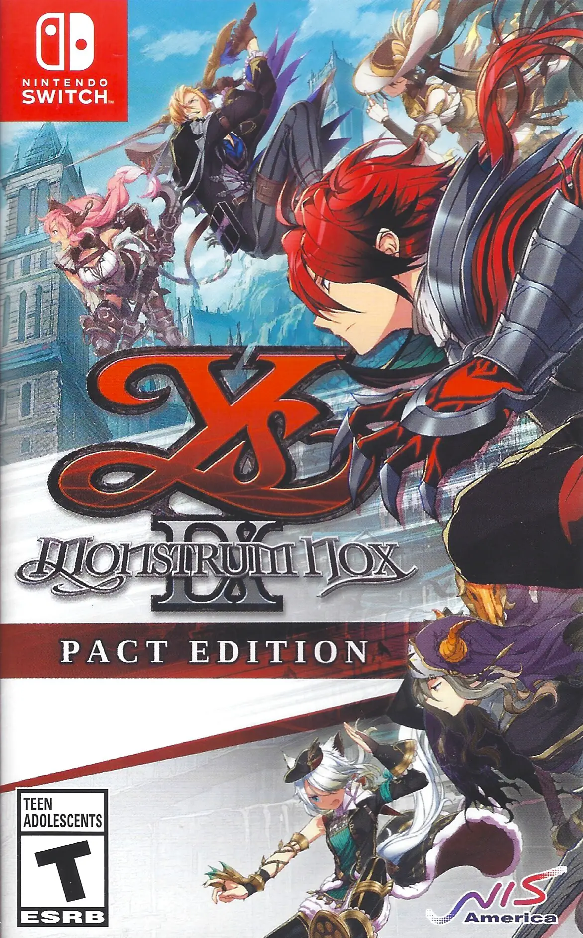 Capa de Ys IX: Monstrum Nox [Pact Edition]