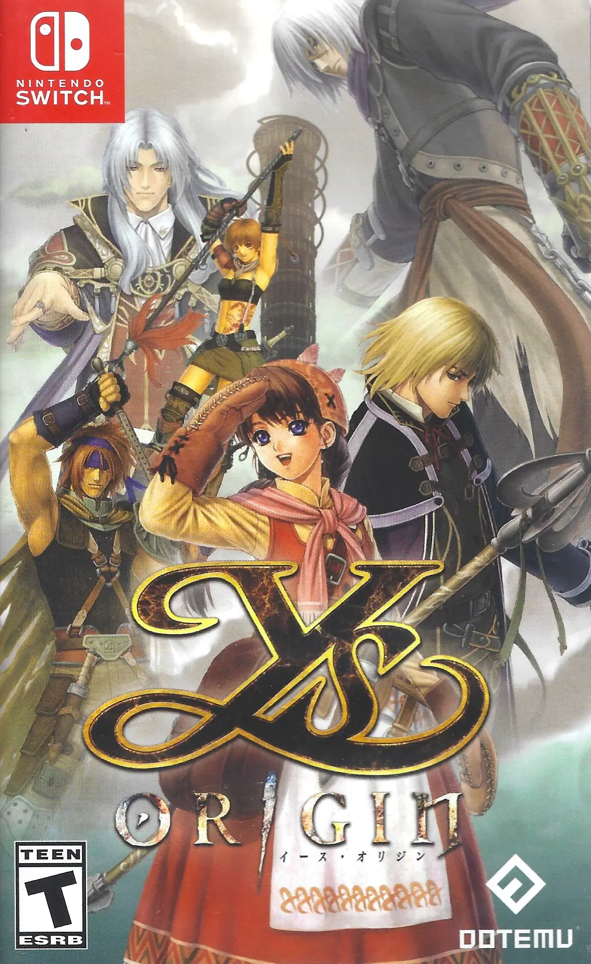 Capa de Ys Origin