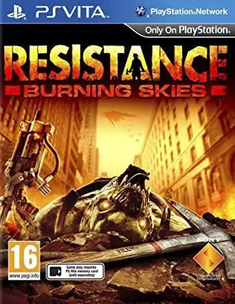 Capa de Resistance: Burning Skies