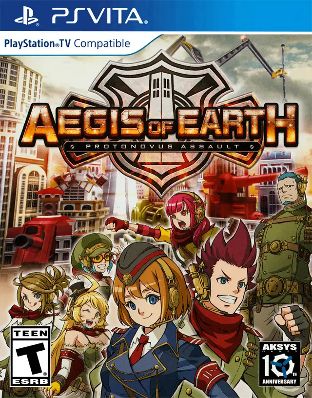 Capa de Aegis of Earth: Protonovus Assault