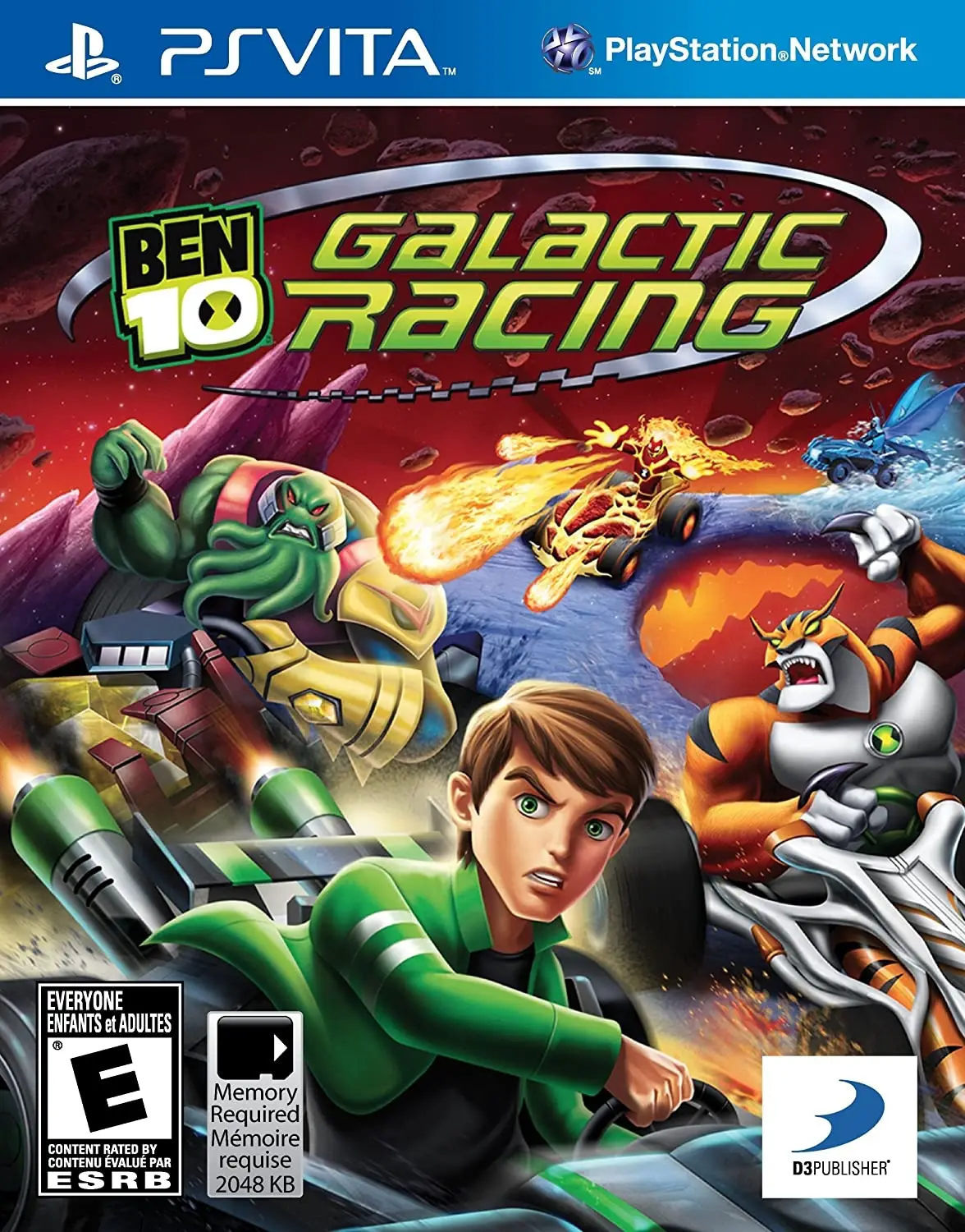 Capa de Ben 10: Galactic Racing