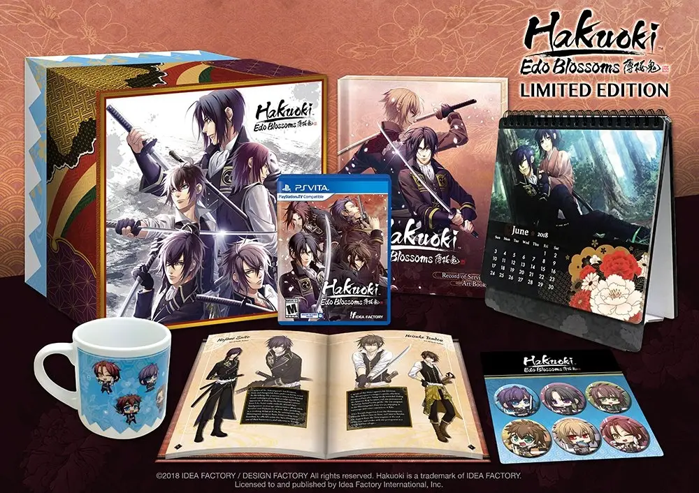 Capa de Hakuoki Edo Blossoms Limited Edition