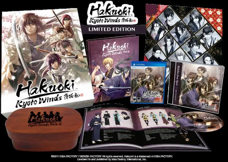 Capa de Hakuoki Kyoto Winds [Limited Edition]