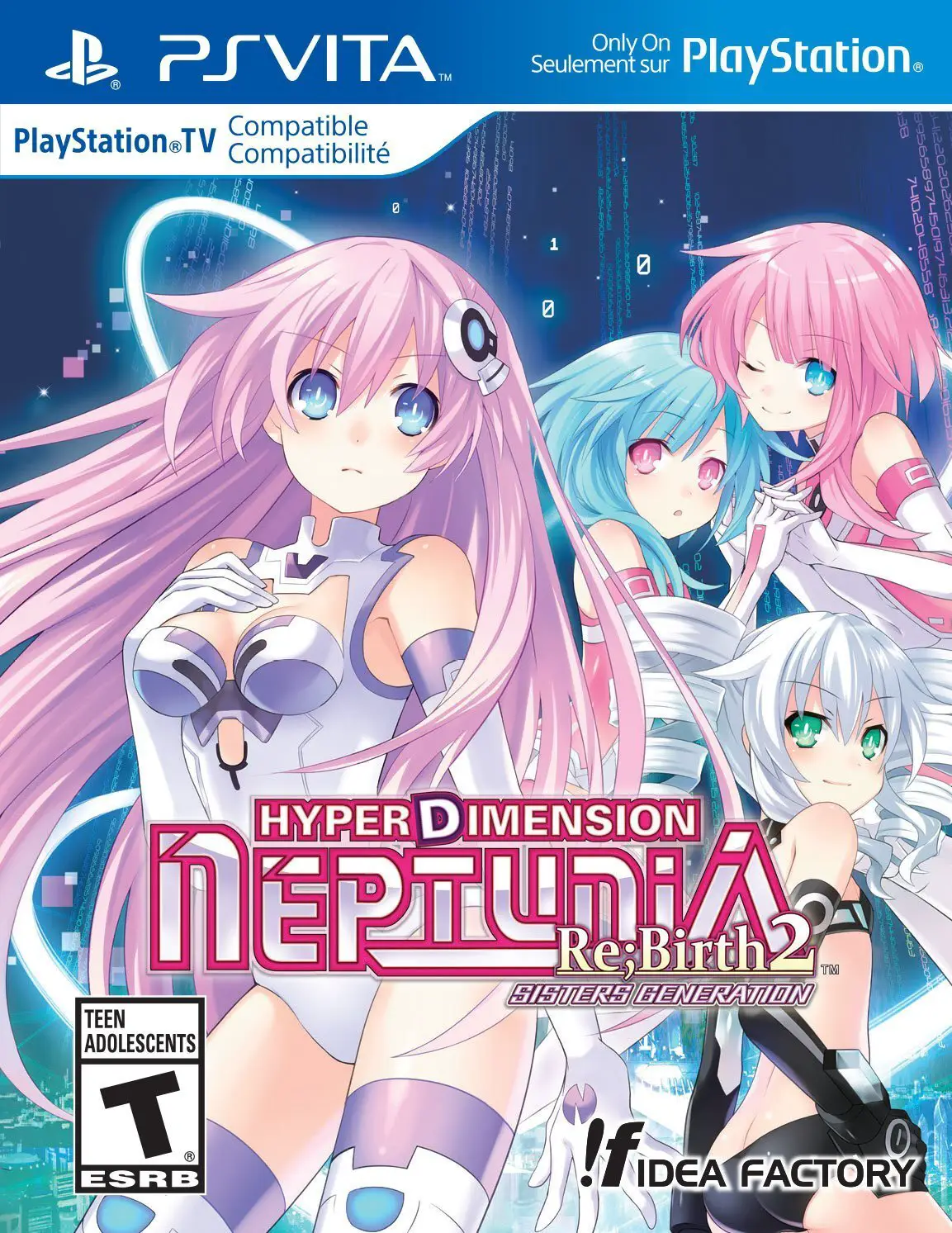 Capa de Hyperdimension Neptunia Re;Birth2: Sisters Generation
