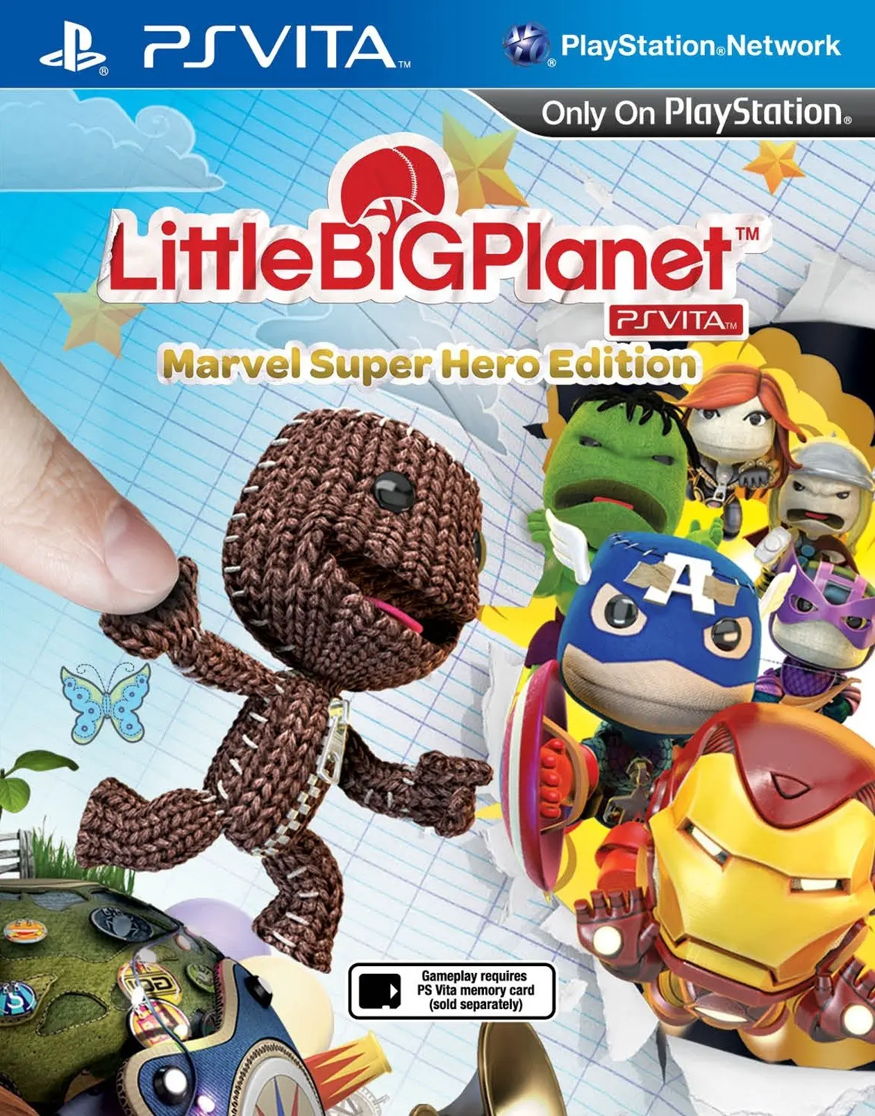 Capa de LittleBigPlanet PS Vita: Marvel Super Hero Edition