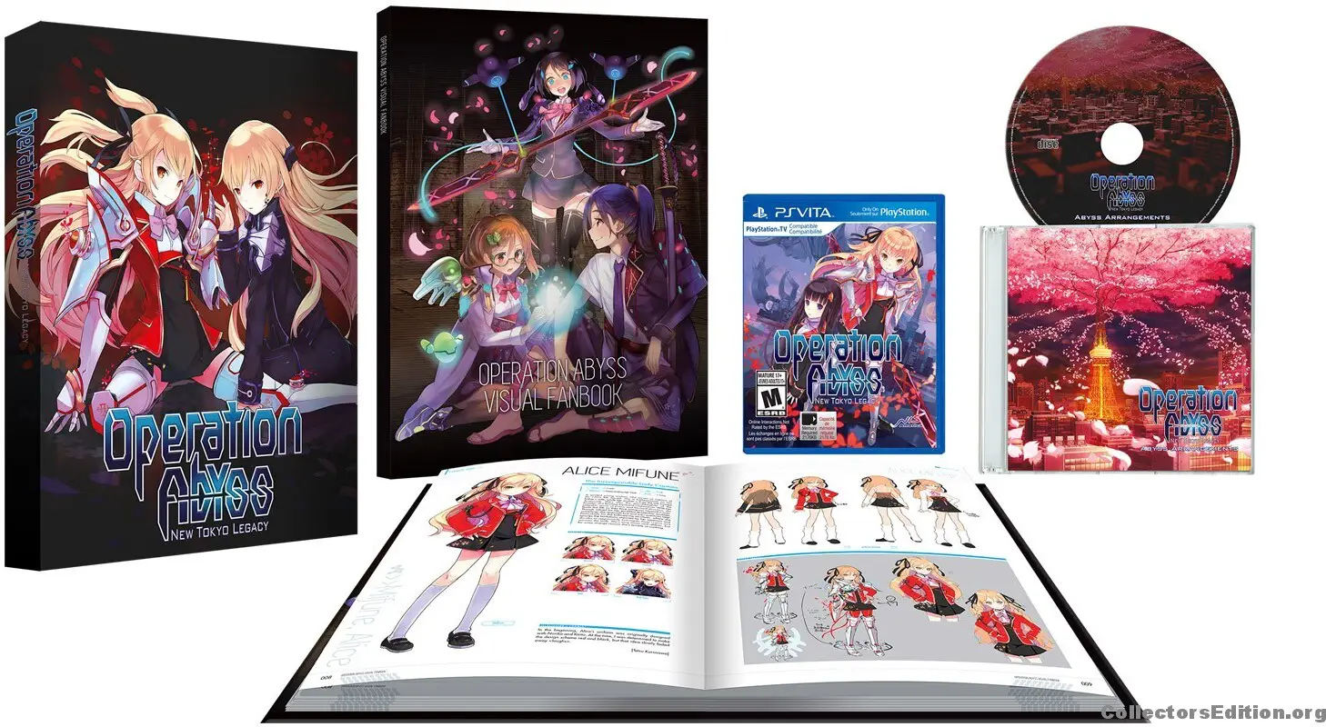Capa de Operation Abyss New Tokyo Legacy Limited Edition
