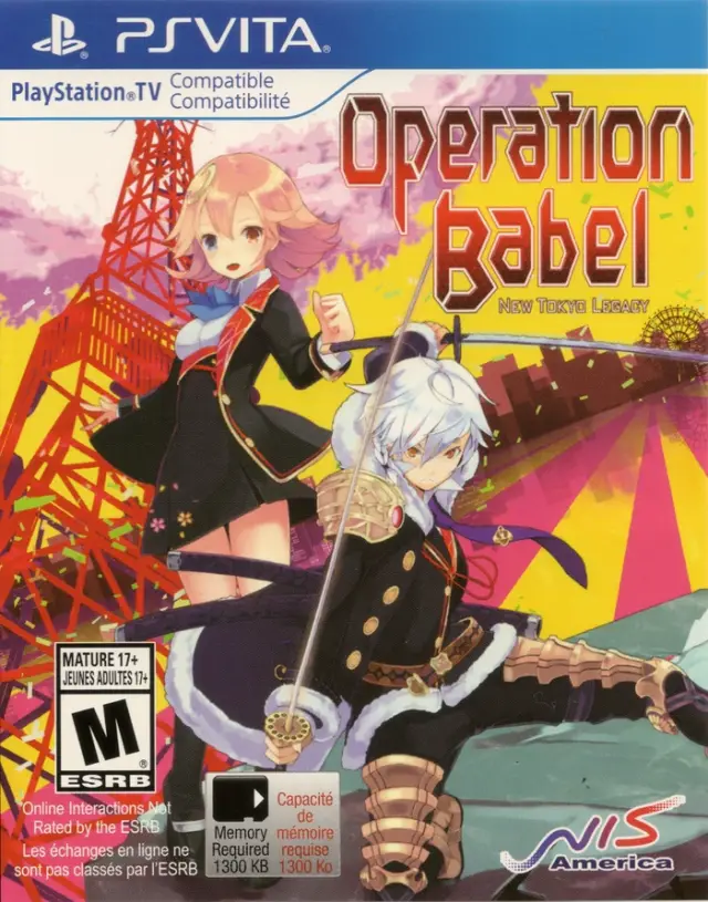 Capa de Operation Babel: New Tokyo Legacy