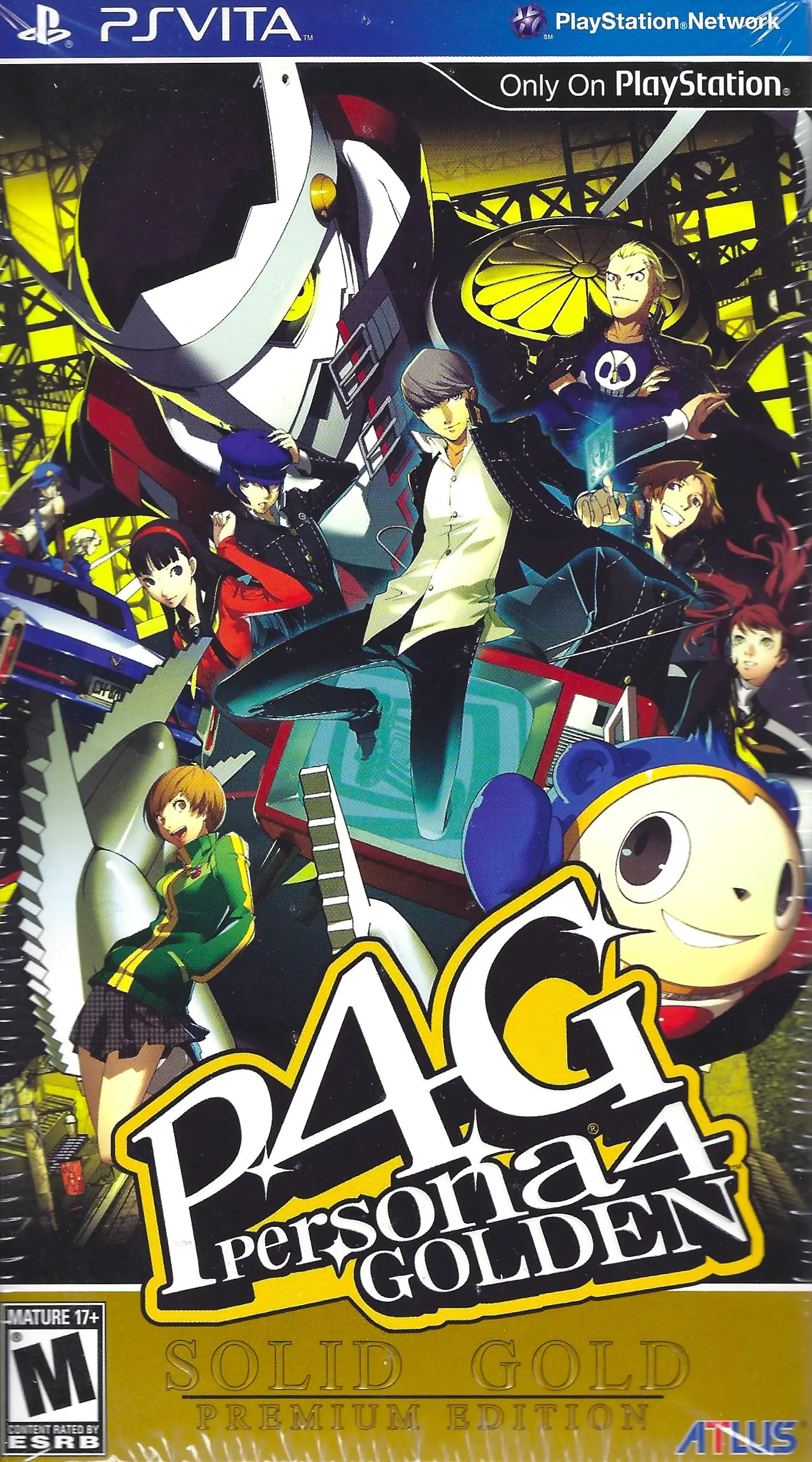 Capa de Persona 4 Golden [Solid Gold Premium Edition]