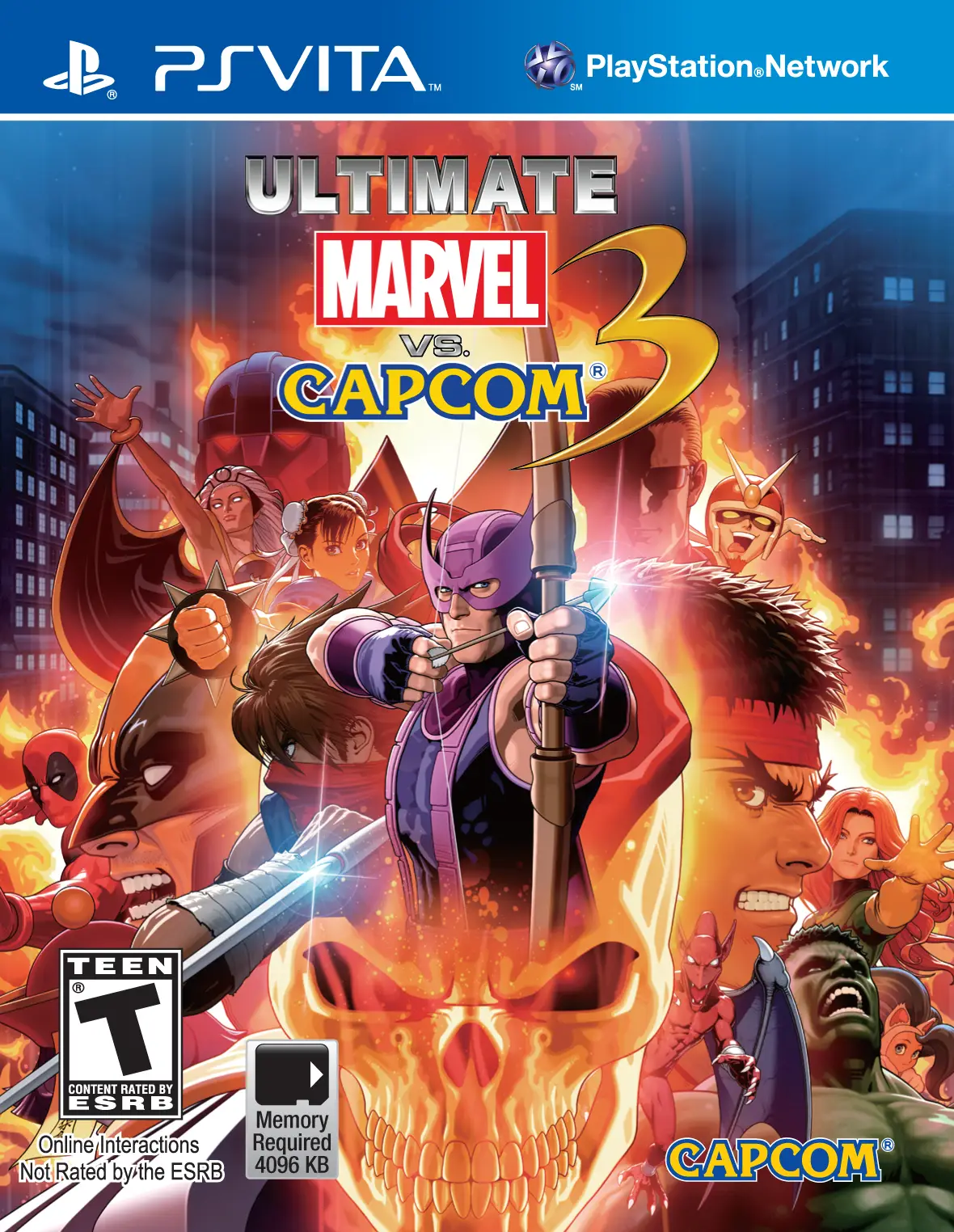 Capa de Ultimate Marvel vs. Capcom 3