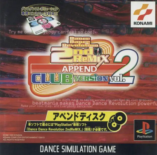 Capa de Dance Dance Revolution 2nd Remix Append Club Version Vol. 2