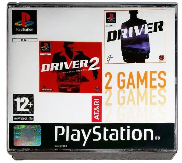 Capa de 2 Games: Driver + Driver 2