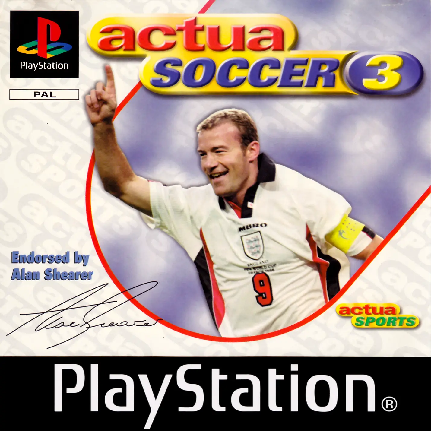 Capa de Actua Soccer 3