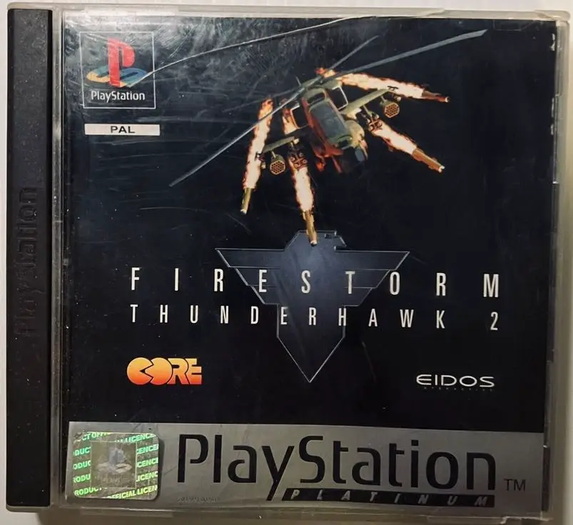 Capa de Firestorm: Thunderhawk 2 [Platinum]