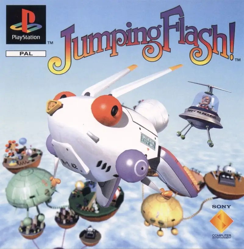 Capa de Jumping Flash!