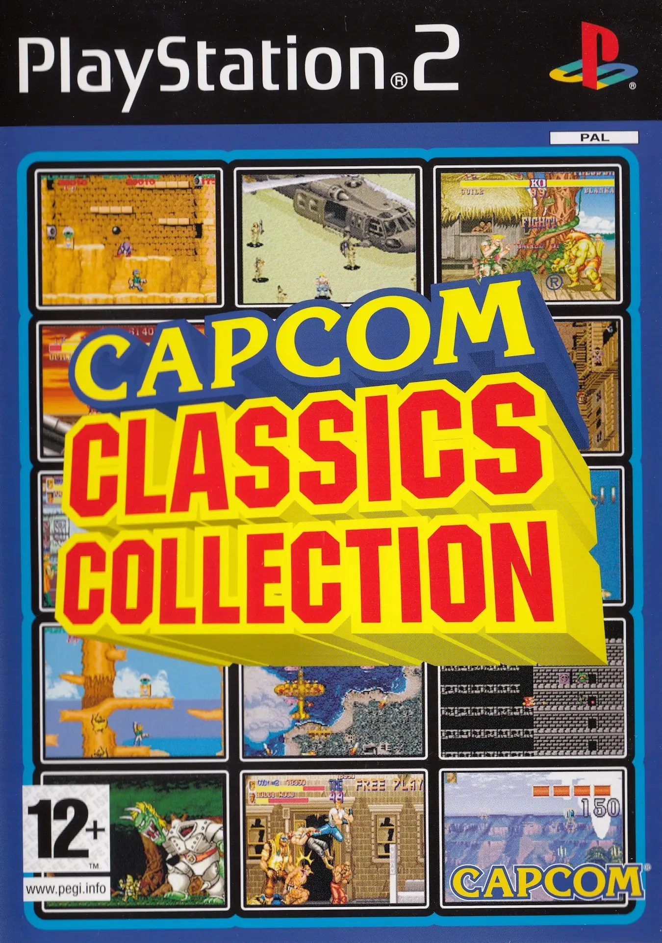 Capa de Capcom Classics Collection