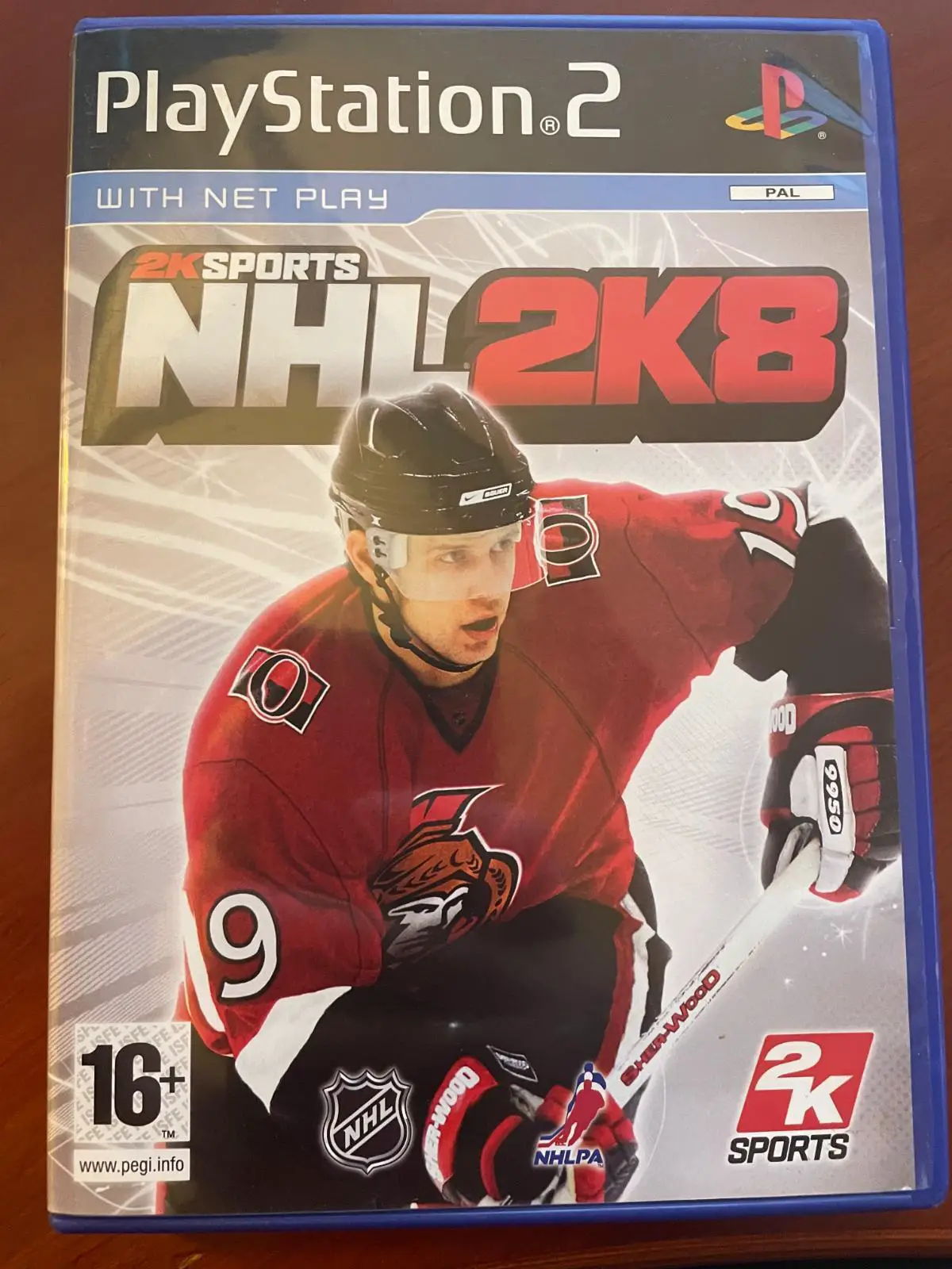 Capa de NHL 2K8