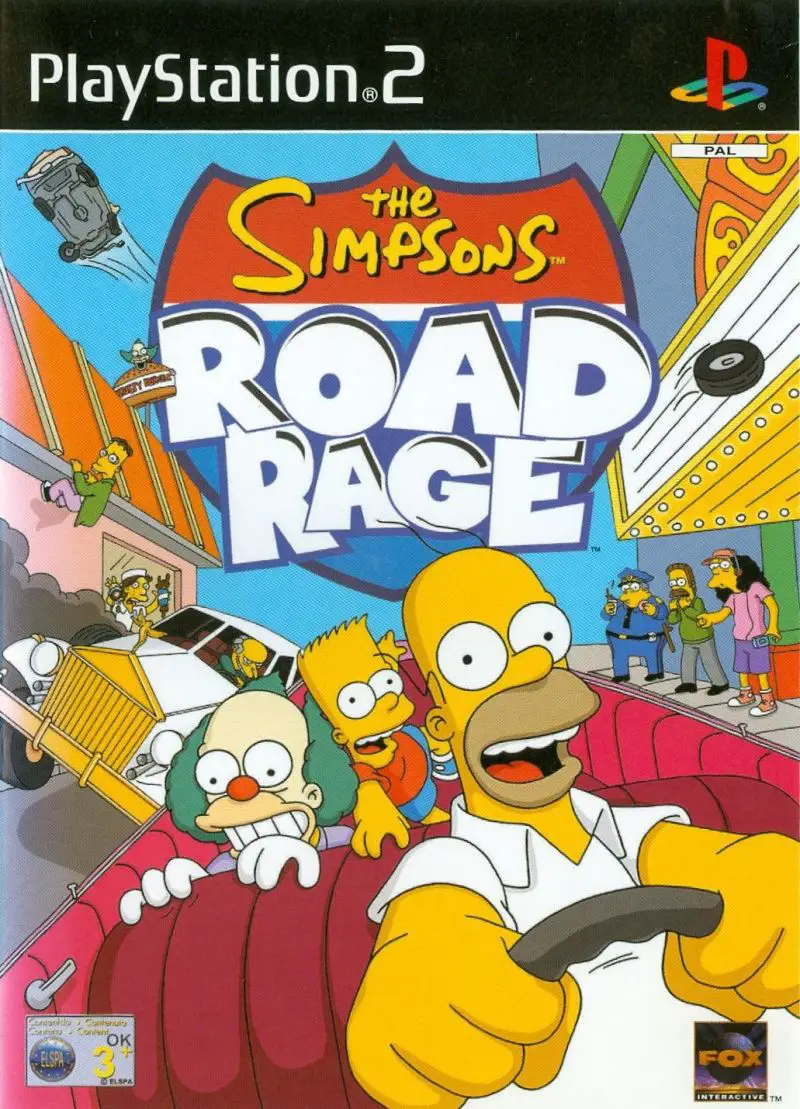 Capa de Simpsons: Road Rage