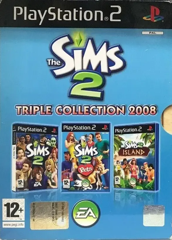 Capa de Sims 2: Triple Collection 2008
