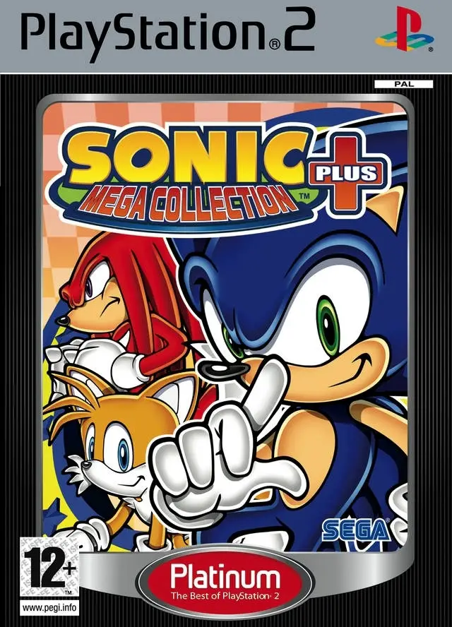 Capa de Sonic Mega Collection Plus [Platinum]