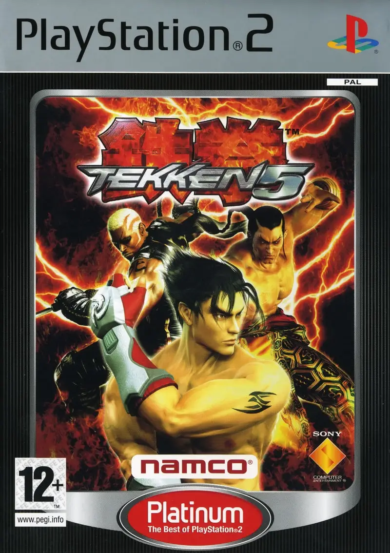 Capa de Tekken 5 [Platinum]
