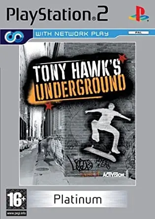 Capa de Tony Hawk's Underground (Platinum)