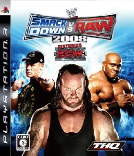 Capa de WWE SmackDown vs. Raw 2008