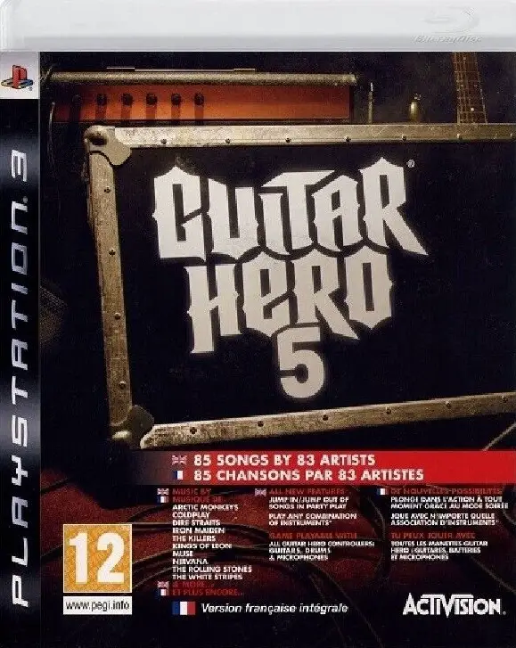 Capa de Guitar Hero 5