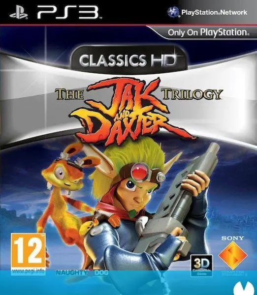Capa de Jak and Daxter Trilogy