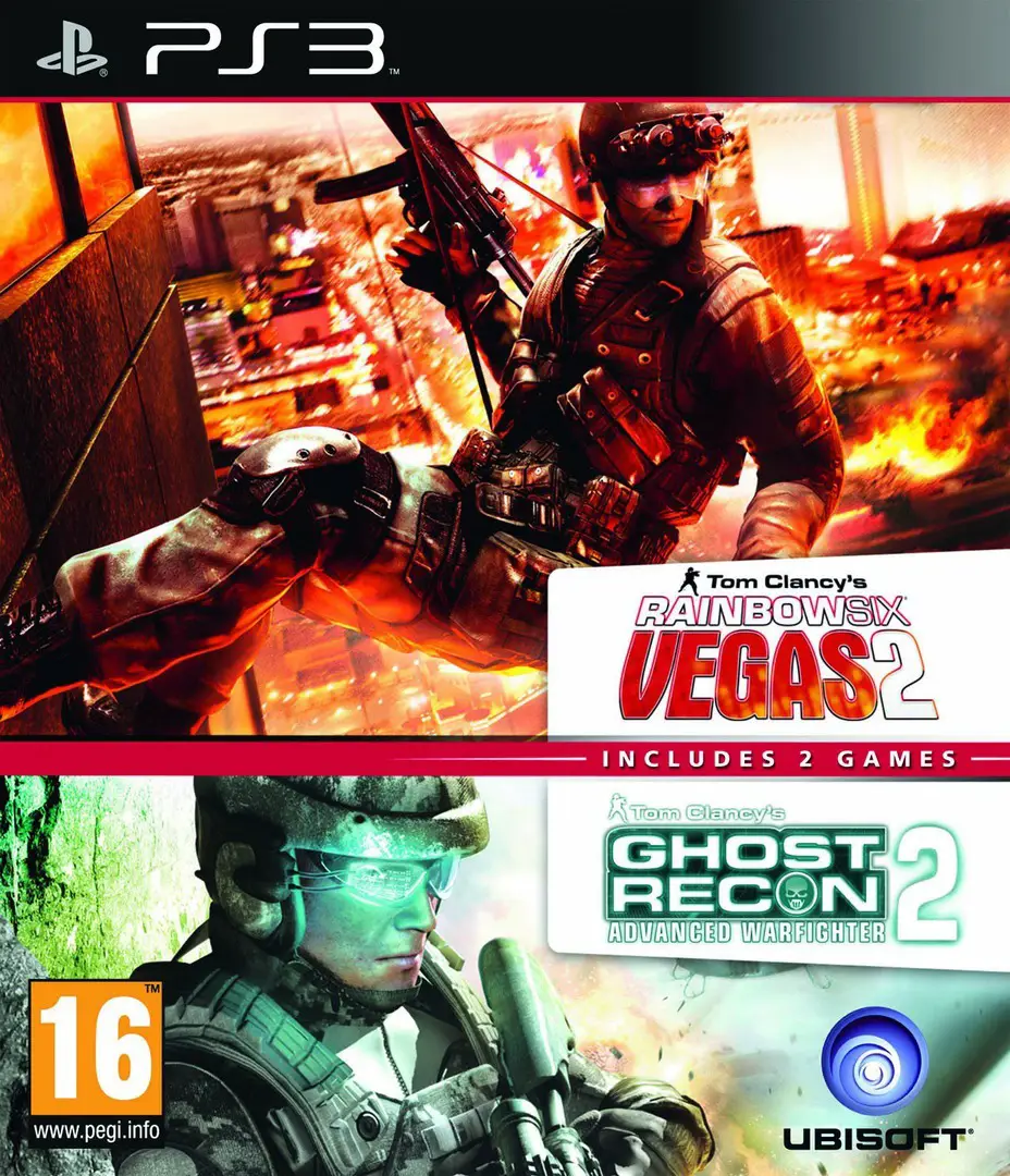 Capa de Tom Clancy's Rainbow Six Vegas 2 / Ghost Recon Advanced Warfighter 2 Double Pack