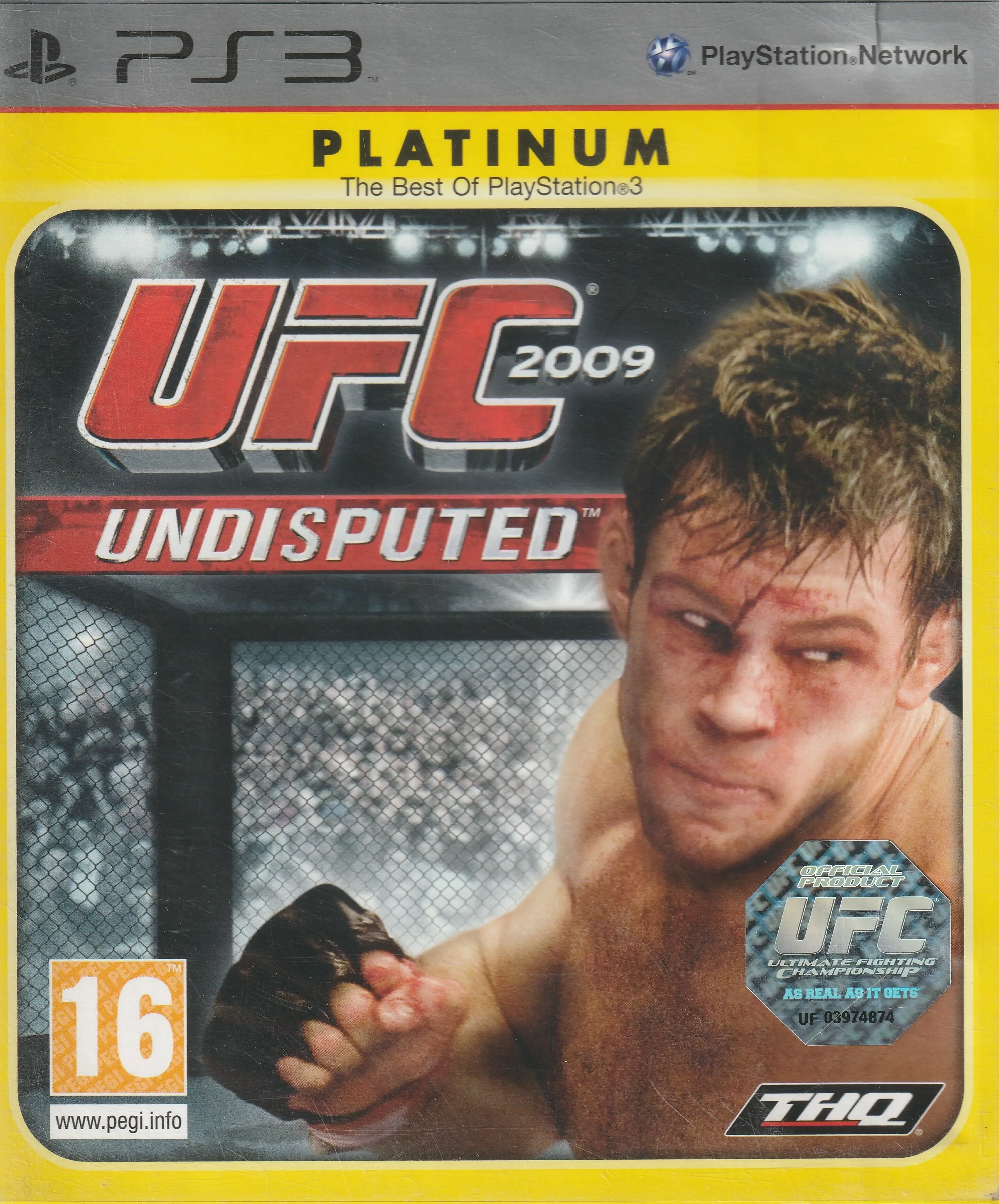Capa de UFC Undisputed 2009 [Platinum]